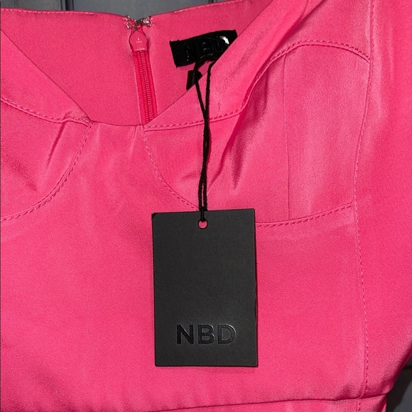 NBD Monterey Cypress Fuchsia Mini Dress L - Picture 6 of 7